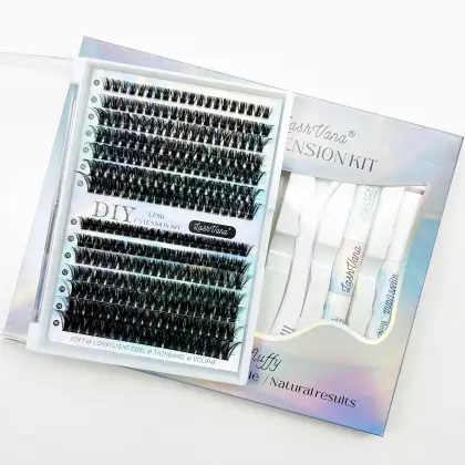 Individual Eyelash Extensions: Cluster Lashes, Mink Fan Eyelashes & DIY Lash Cluster Kits