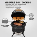 Lò nướng than BBQ bằng gốm GFTOP Kamado có nhiệt kế