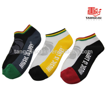 2014 hot sell sport sock ankle socks with fancy color design