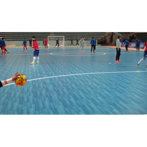 Pavimento deportivo profesional vinílico para cancha de fútbol sala 5v5 interior