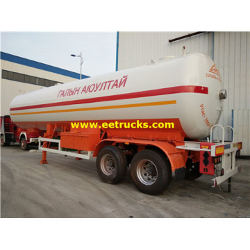 38cbm 15ton LPG Transportation Semi Trailers