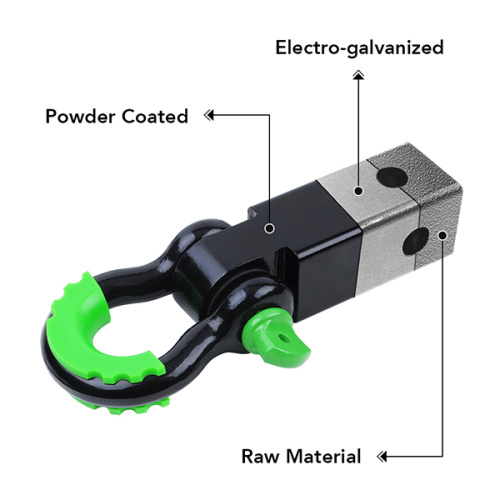 Receptor de anillo D de enganche de remolque