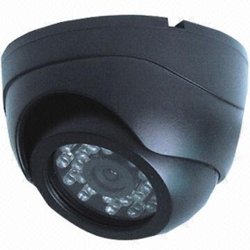 IR Dome Camera with Audio, 1/4-inch Sony CCD
