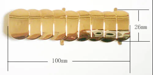 Gold Metal Sandals Chain; Gold Sheetmetal Connection Sandal Trim