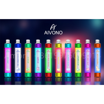 Authentique Aivono Bi Bice Fire Disposable E-Cig Vape Pen stylo