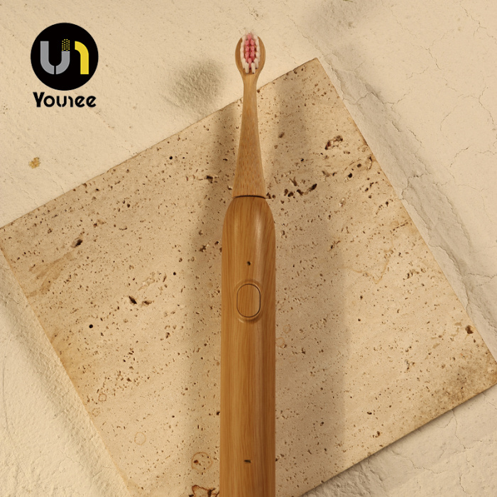Cepillo de dientes eléctrico de bambú ecológico