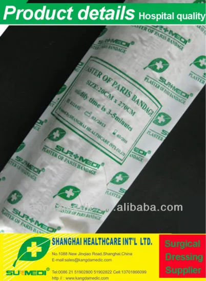 20cmx2.7m p.o.p bandages