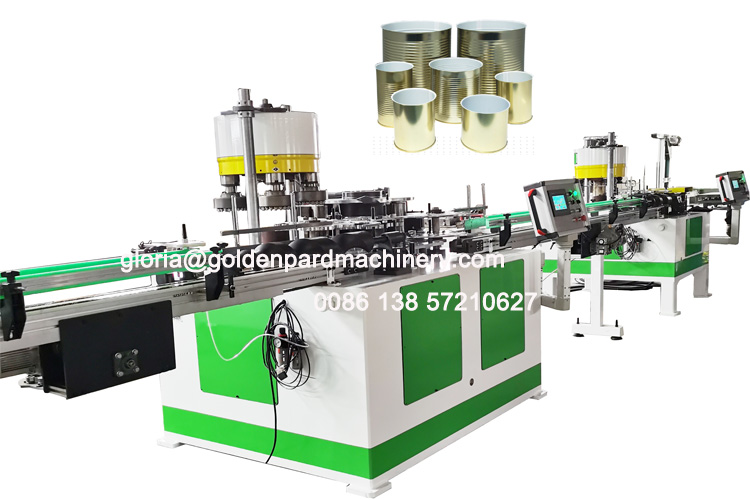 Full Automatic Metal Food Tin Can Production Line