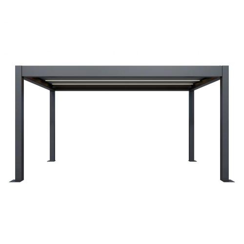 Modern pergola waterproof louvered roof covers for backyard