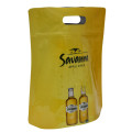 Stand up kraft beverage pouches packaging uk