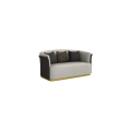 Modern 2 Seater Real leather Sofa For Sale