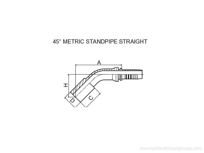 Metric Standpipe Straight 50011