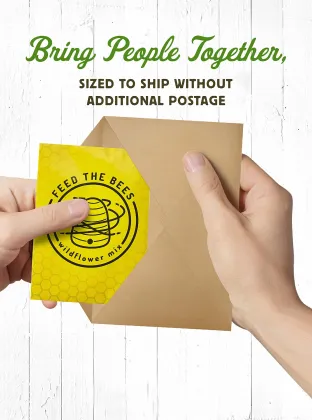 American Meadows Pack of 20 Wildflower Seed Packets: Attractive Pollinator Mix for Bees, Butterflies, and Hummingbirds - Ideal for Parties and Any Event