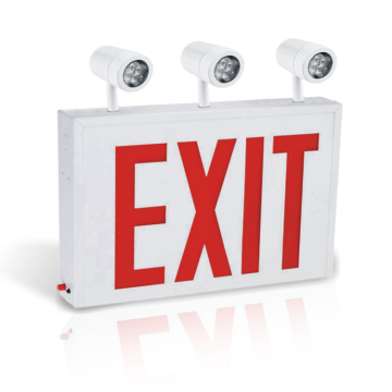 New York city approved exit sign emergency lighting