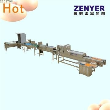 10000pcs/h stainless egg cleaning grading machine