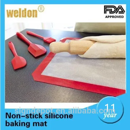 Weldon Amazon heat resistant artisan non-stick silicone baking mat