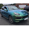 metallic fantasy peacock green car vinyl wrap