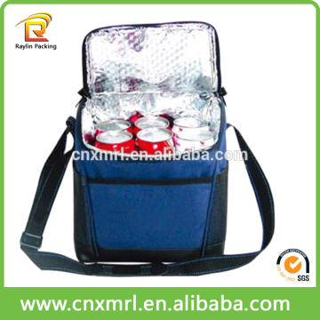 Hot Sale Shoulder lunch bag Aluminum Foil wine bottle cooler bags