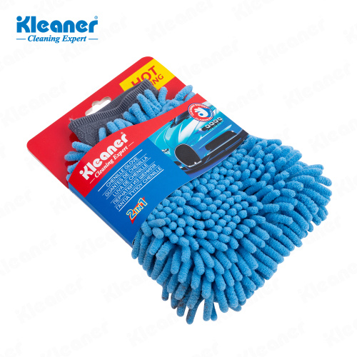 Luva para lavagem de carros Kleaner Chenille – uso com uma mão