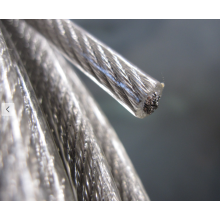 corde métallique en acier inoxydable en revêtement en PVC