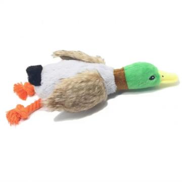 Lindo animal de peluche de pato de peluche con vegetales