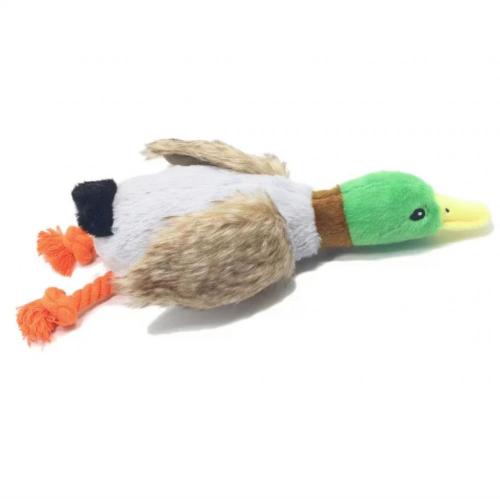 Lindo animal de peluche de pato de peluche con vegetales