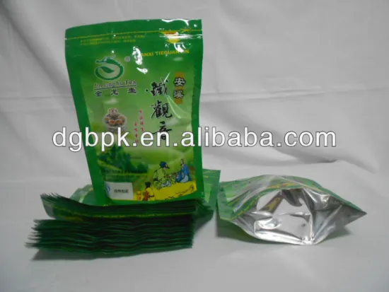 500g bottom gusset tea aluminum foil bags
