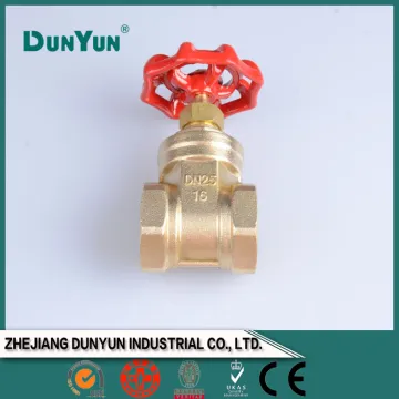 Full port brass gate valve