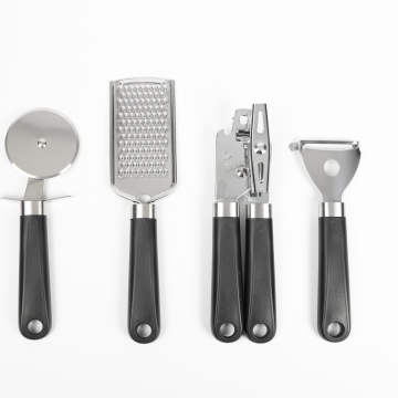 Green Kitchen Essentials: Eco-Friendly 5-Piece Stainless Steel Utensil Set for Cooking