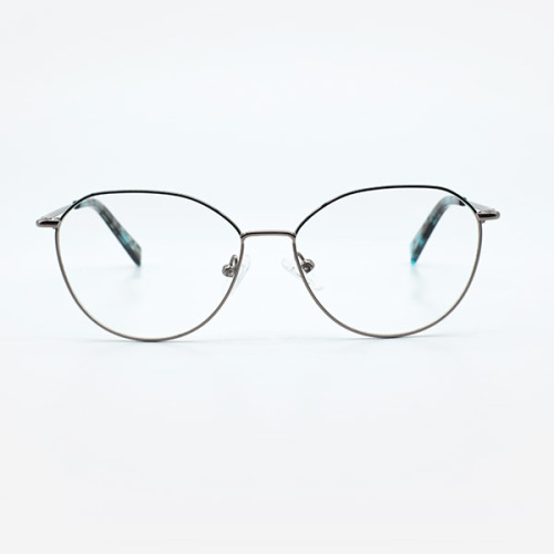 Polygon Cat Eye Metal Women's Optical Frames