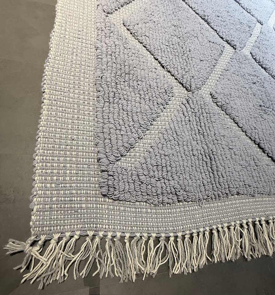 Handwoven Blue Blanket