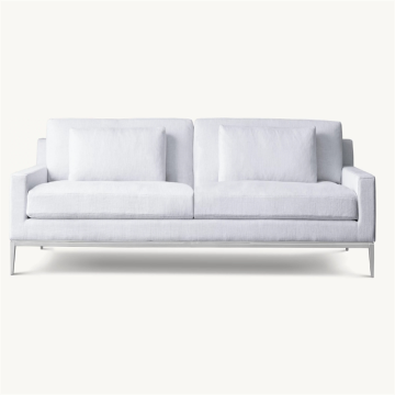 Modern Luxury Stainless Steel Double Down Sofa for Fashion Home Interiors