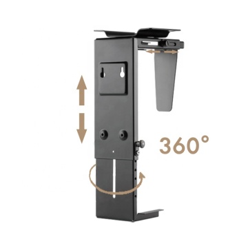 Heavy Duty Under Desk CPU Mount with Adjustable Height and Width