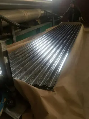 Shandong regular spangle galvanized steel metal iron plate