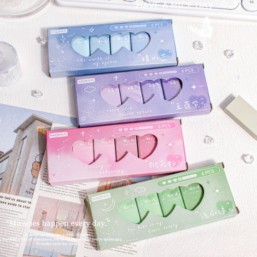 Creative Gradient Kawaii Stationery Eraser Set for Students