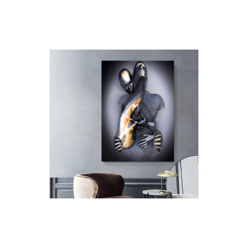 Nordic Couples Metal Figure Abstract Art for 2022