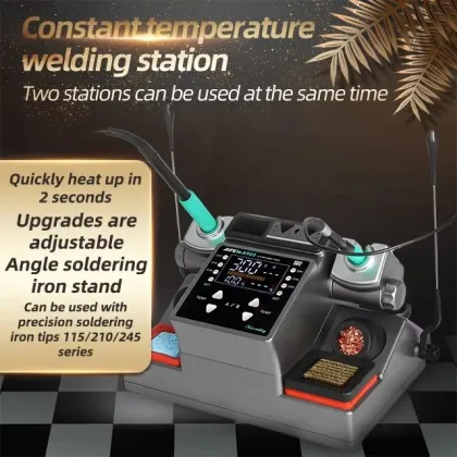 High-Quality Sugon-A9 Soldering Station and Replacement Tips Compatible with JBC C115, C210, C245 Soldering Irons