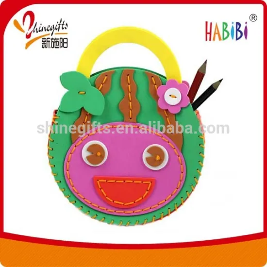 skillful manufacture DIY eva pencil vase for children