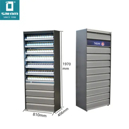 Cigarette Showcase Fixtures and Advertising Lights for Smoke Shops