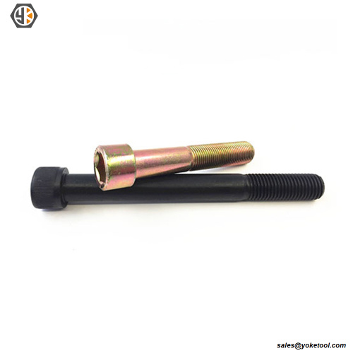 DIN912/GB70, класс 12,9, черные винты с шестигранной головкой M1,4-M16