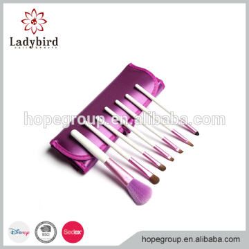 HOT sell 2015 New Classical Fashion Lady Face Cosmetic Brushes Tool Set 7Pcs Makeup Brush Kit Bag Pouch Women Make up Cases