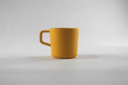 Bamboo Fiber Children`s Cylinder Holder Cup