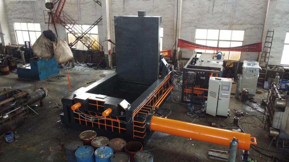 Triple Action Scrap Metal Aluminum Steel Baler Machine