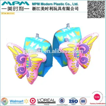 Fashionable PVC inflatable armband, swimming armbands, inflatable swimming sleeves for kids