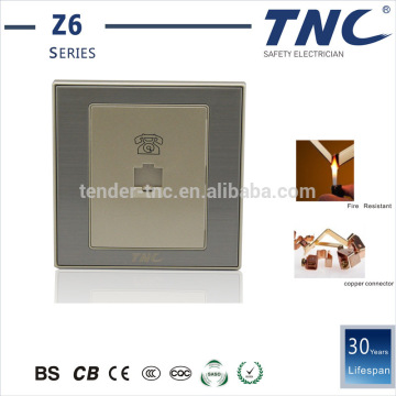 Great classic series steel feature 16A TEL socket