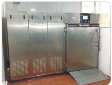 Vacuum food machine for fast food heating