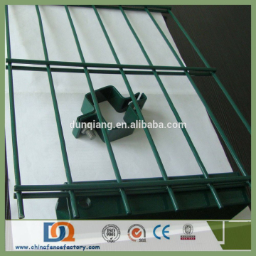 Alibaba China Factory ISO 9001Hot Galvanized PVC Coated Double Wire Fence