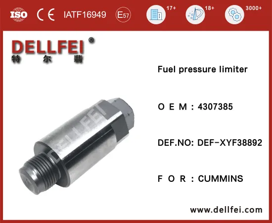 Engine Fuel Manifold Pressure Relief Valve 4307385