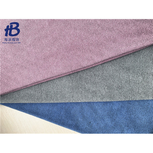 Yarn dyed 100% polyester knit jersey fabric