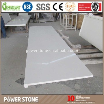 White Artificial Quartz Stone Kitchen Worktop